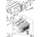 Kenmore 1067772190Z cabinet parts diagram