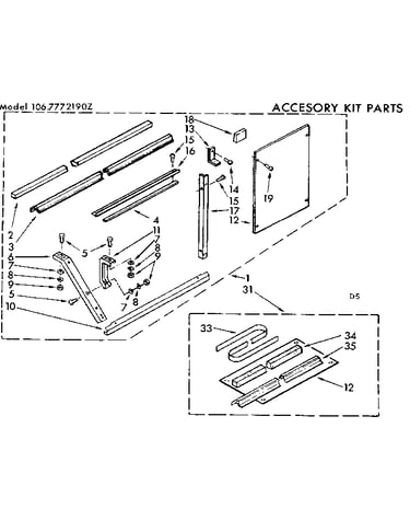 Accessory kit parts