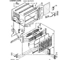 Kenmore 1067772191 cabinet parts diagram