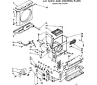 Kenmore 1067772191 air flow and control parts diagram