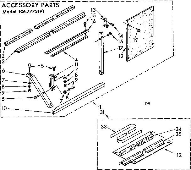 Accessory parts