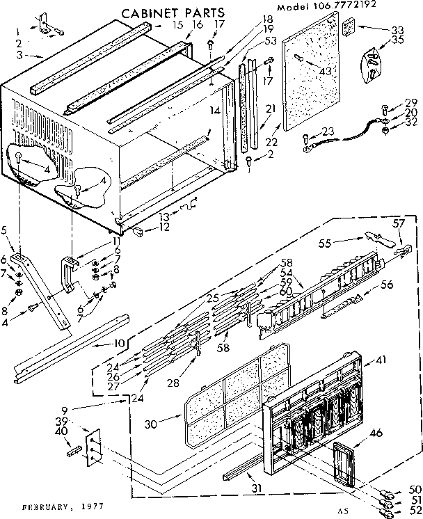 Cabinet parts