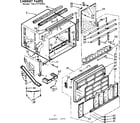 Kenmore 1067772990 cabinet parts diagram