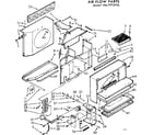 Kenmore 1067772990 air flow parts diagram