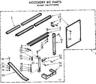 Kenmore 1067772990 accessory kit parts diagram