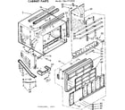Kenmore 1067772991 cabinet parts diagram