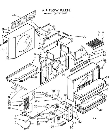 Air flow parts