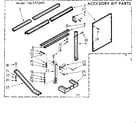 Kenmore 1067772991 accessory kit parts diagram