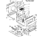 Kenmore 1067772991Z air flow parts diagram