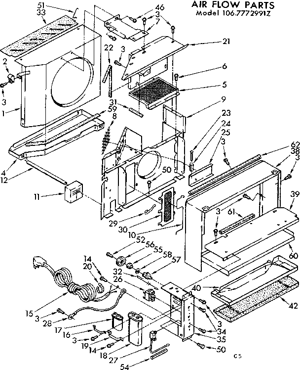Air flow parts