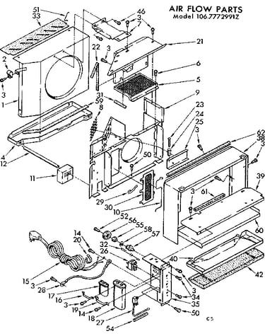 Air flow parts