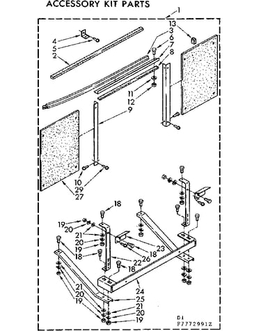 Accessory kit parts