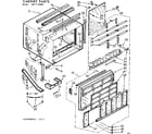 Kenmore 1067772992 cabinet parts diagram