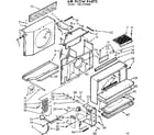 Kenmore 1067772992 air flow parts diagram
