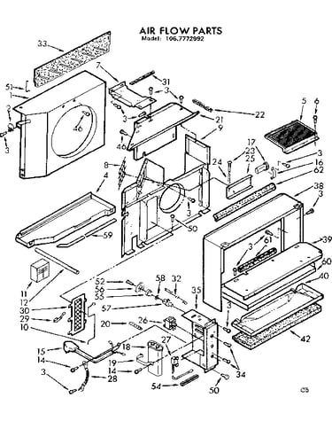 Air flow parts