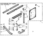 Kenmore 1067772992 accessory kit parts diagram