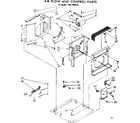 Kenmore 1067780510 air flow and control parts diagram