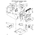 Kenmore 1067780520 air flow and control parts diagram