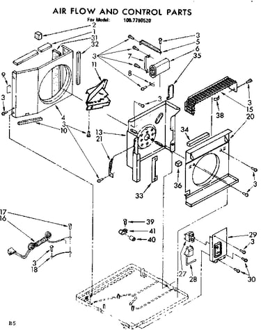 Air flow and control parts