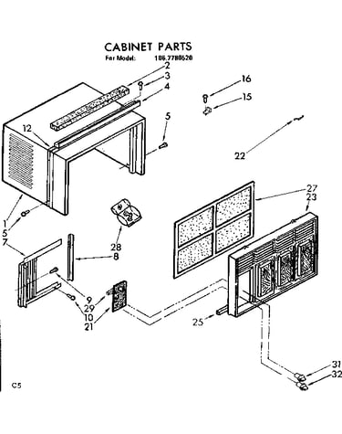 Cabinet parts
