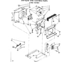 Kenmore 1067780521 air flow and control parts diagram