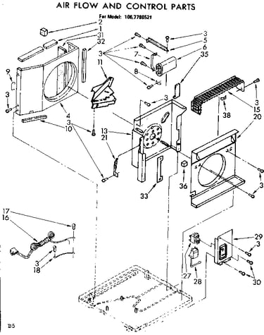 Air flow and control parts