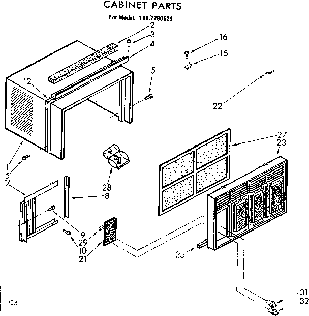 Cabinet parts