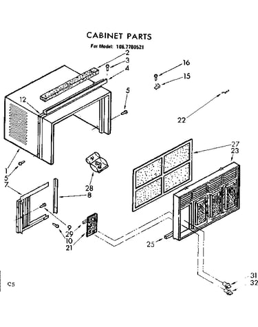 Cabinet parts