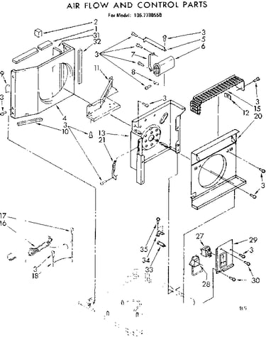 Air flow and control parts