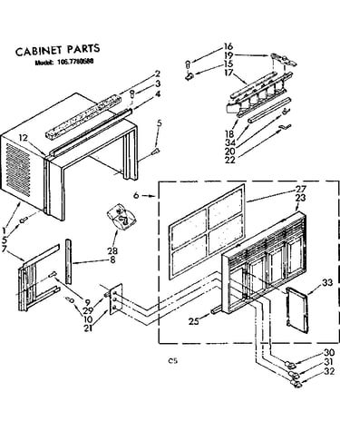 Cabinet parts