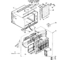 Kenmore 1067780770 cabinet parts diagram