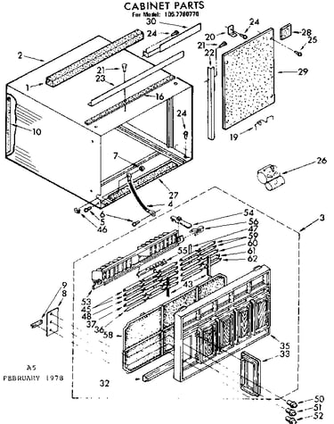 Cabinet parts