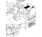 Kenmore 1067780770 air flow parts diagram