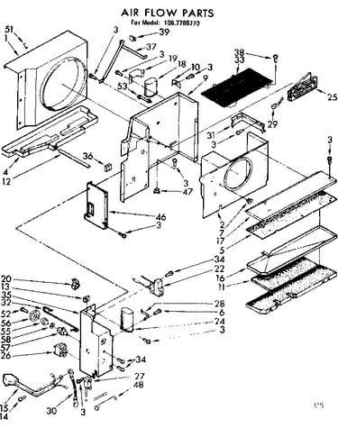 Air flow parts