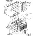 Kenmore 1067781070 cabinet parts diagram