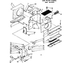 Kenmore 1067781070 air flow parts diagram