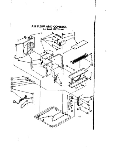 Air flow and control parts