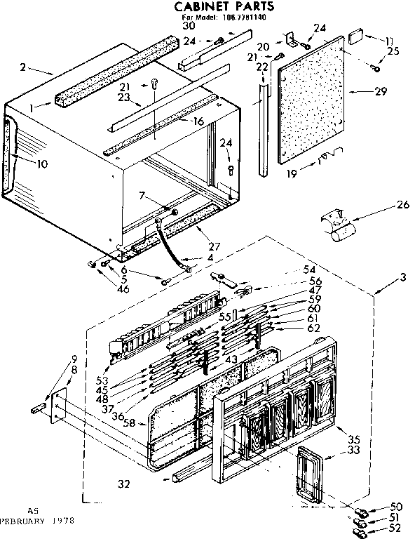 Cabinet parts