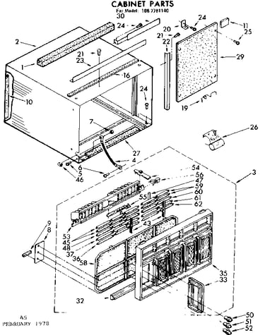 Cabinet parts