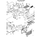Kenmore 1067781140 air flow parts diagram