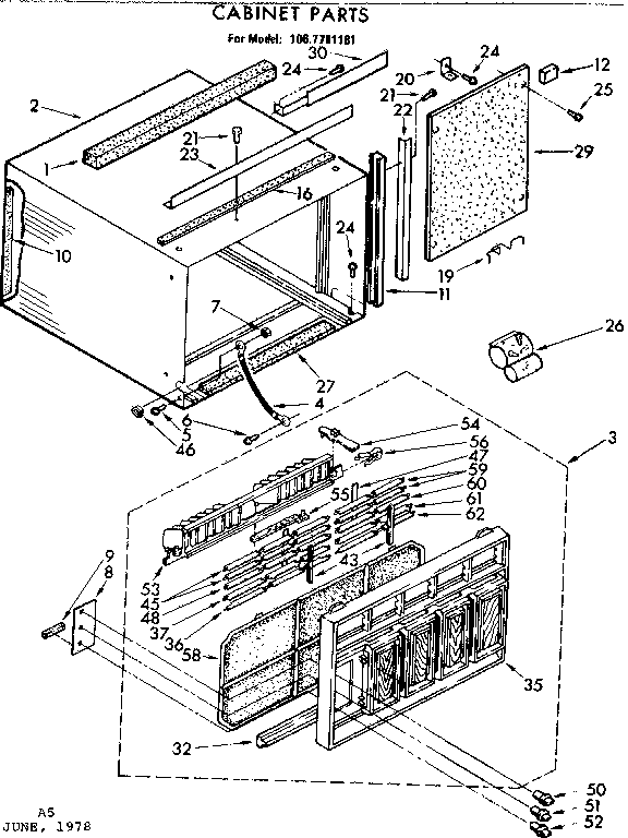 CABINET PARTS