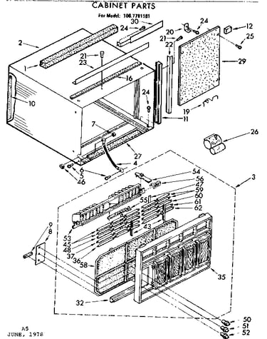 Cabinet parts