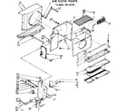 Kenmore 1067781181 air flow parts diagram