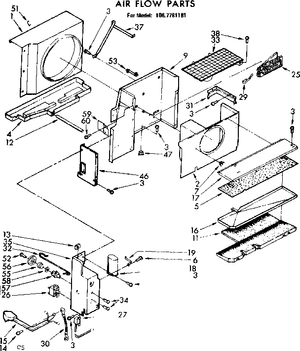Air flow parts