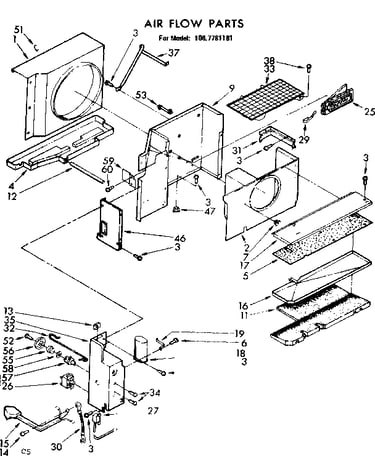 Air flow parts