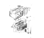 Kenmore 1067781290 cabinet parts diagram