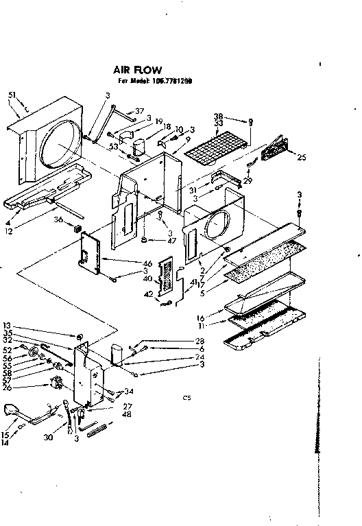 Air flow parts