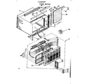 Kenmore 1067781291 cabinet parts diagram