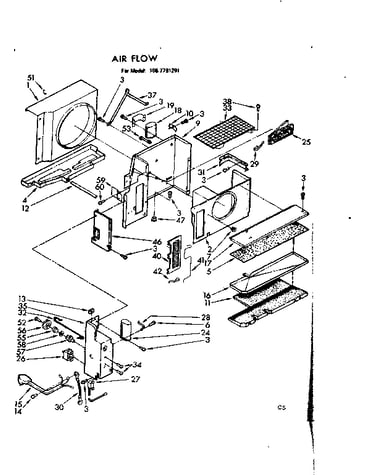 Air flow parts