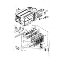 Kenmore 1067781490 cabinet parts diagram